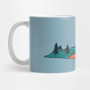 Virginia Fly Fishing State River Sunset by TeeCreations Mug